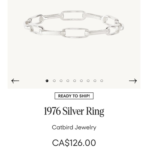 Catbird Jewelry - Catbird 1976 silver ring